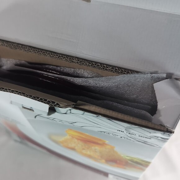 Bormioli Rocco Inca Set of 4 Charger Plates Red Glass 30.3cm 392906 Spain RARE - Picture 12 of 12